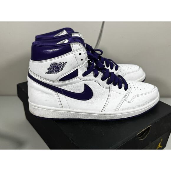 Nike Air Jordan 1 OG High Court Purple W CD0461-151 Women’s 12 / Men’s 10.5 - Picture 3 of 9
